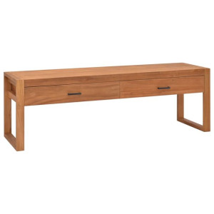 Szafka pod telewizor, 120x40x45 cm, lite drewno tekowe