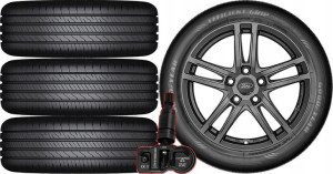 KOŁA LATO Ford FOCUS 2 Goodyear 225/40R18+TPMS*2