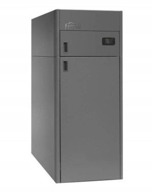 Piec Kocioł Biopellet Compact 21kw Ferroli Stalowy