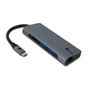 7-portowy HUB USB NGS WONDER DOCK 7 HDMI USB C 4K 5 Gbps Szary