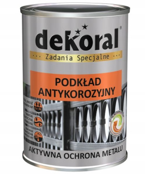 Dekoral PODKŁAD ANTYKOROZYJNY 0,9L Czarny