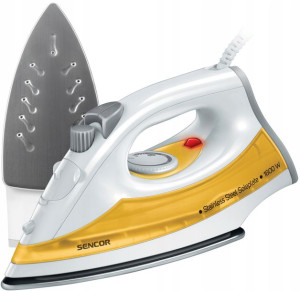 Sencor Żelazko Nierdzewne 1600 W Biało-żółte