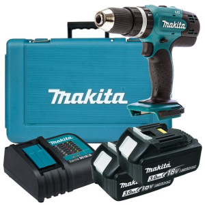 Wiertarko-wkrętarka Makita DHP453SFE 2x3.0Ah
