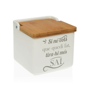 Solniczka z pokrywką Versa Catalan 12,2 x 11,5 x 12,2 cm Ceramika