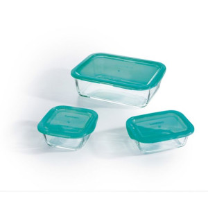 Set Pojemników na Lunch Luminarc Keep'n Box (3 pcs) 3 Części