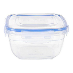 Set Pojemników na Lunch Przezroczysty polipropylen (14,5 x 8,5 x 14,5 cm) (