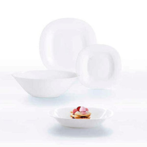 Naczynia Luminarc Carine Blanco Szkło (19 pcs) (6 x 26 cm / 6 x 21 cm / 6 x