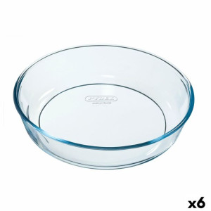 Forma do pieczenia Pyrex Classic Okrągły Przezroczysty 26 x 26 x 6 cm (6 Sz