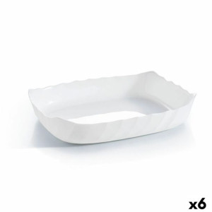 Półmisek Kuchenny Luminarc Smart Cuisine Prostokątny Biały Szkło 29 x 30 cm