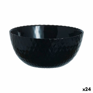 Miska Luminarc Pampille Czarny Szkło (13 cm) (24 Sztuk)