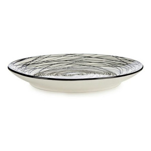 Talerz Ø 20 cm Porcelana Czarny (19,5 x 2,5 x 19,5 cm)