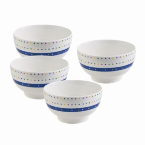 Zestaw misek Benetton Addige Porcelana Bone China 650 ml (4 uds)