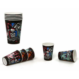 Zestaw kieliszków Monster High Czarny