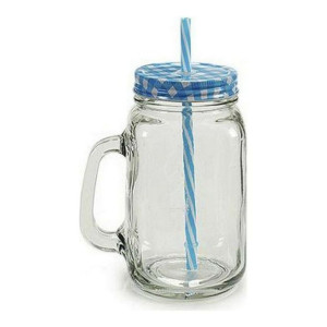 Kufelek z Zakrętką i Słomką Vivalto (700 ml) (9 x 16 x 12 cm)