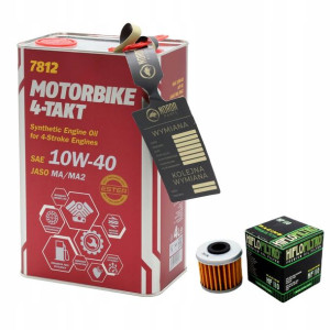 Olej Mannol 7812 Motorbike 4T 10w40 4L HF110 HIFLO