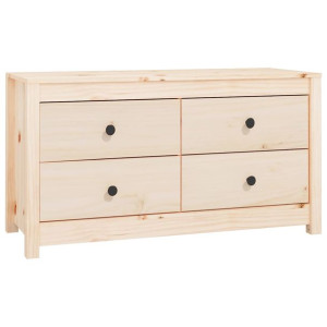 Komoda, 100x40x54 cm, lite drewno sosnowe