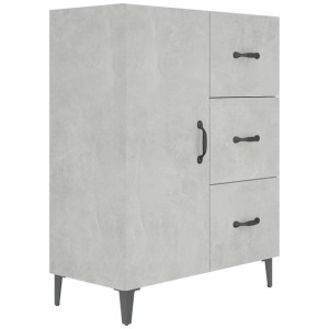 Komoda, szarość betonu, 69,5x34x90 cm, materiał drewnopochodny