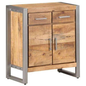 Szafka, 60x35x72 cm, surowe drewno mango
