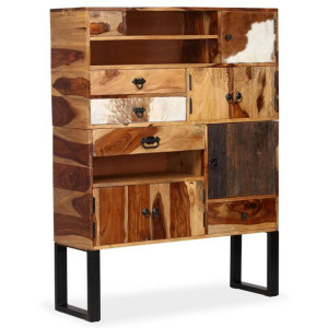 Kredens z litego drewna sheesham, 100x30x130 cm