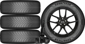 KOŁA CAŁOROCZNE Mazda 6-2g Goodyear 225/45R18+TPMS