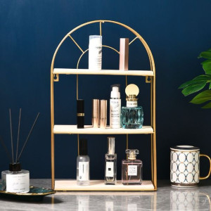Złota półka dekoracyjna, styl LOFT – wys. 45 cm
