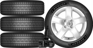 NOWE KOŁA Citroen Berlingo Dunlop 205/55R16 TPMS