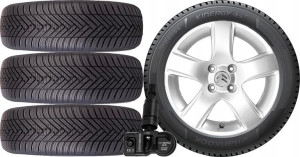 KOŁA CAŁOROCZNE Citroen C4 Hankook 215/55R16 TPMS