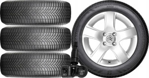KOŁA Citroen Berlingo Bridgestone 205/55R16 TPMS