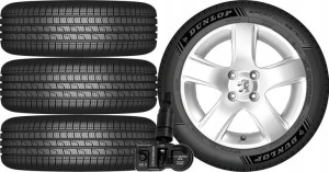 KOŁA CAŁOROCZNE Peugeot 408 Dunlop 205/55R16 TPMS