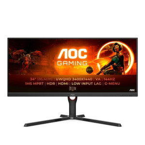 Monitor AOC U34G3XM/EU 3440 x 1440 px UWQHD