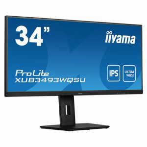 Monitor Iiyama XUB3493WQSU-B5 Czarny 75 Hz 34" UltraWide Quad HD