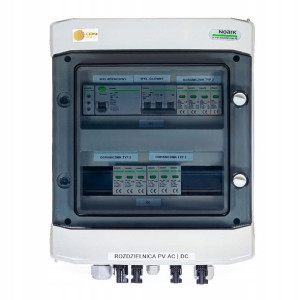 Gotowa rozdzielnica RACDCx2/T1+T2/B40|25A/300mA AC