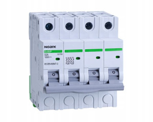 Rozłącznik izolacyjny DC Noark Ex9IP 4P, 32A,1000V