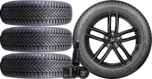 Koła Całoroczne Honda Cr-v Nokian 235/65r17 Tpms