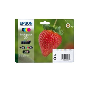 Oryginalny Wkład Atramentowy Epson Czarny Żółty Turkusowy Magenta