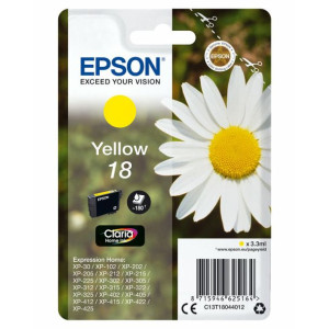 Zgodny pojemnik z tuszem Epson C13T18044022 Żółty