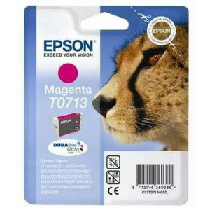 Oryginalny Wkład Atramentowy Epson T0713 Magenta