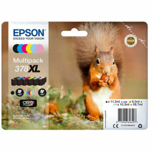 Oryginalny Wkład Atramentowy Epson 378XL Wielokolorowy