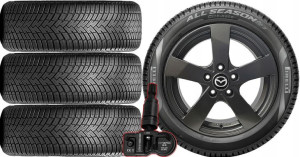 Koła Całoroczne Mazda 3 Pirelli 205/55r16 Tpms
