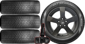 NOWE KOŁA HYUNDAI Coupe 2 Pirelli 205/55R16 TPMS