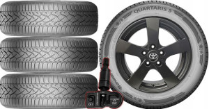 NOWE KOŁA Toyota Auris 1 Barum 205/55R16 TPMS