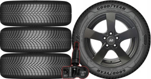 NOWE KOŁA HYUNDAI Elantra 6 Goodyear 205/55R16TPMS