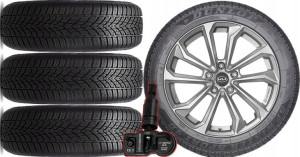 KOŁA ZIMA KIA Pro Cee'd Dunlop 225/45R17 + TPMS