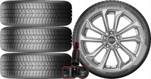 KOŁA ZIMA KIA Venga Barum 205/50R17 + TPMS