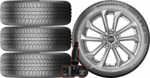 KOŁA ZIMA KIA Carens Continental 205/50R17 + TPMS