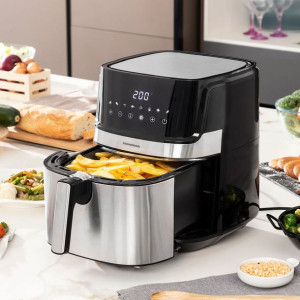 Frytkownica Bezolejowa InnovaGoods Fryinn Pro 5500 Czarny Stal nierdzewna 1