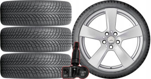 Koła Mercedes E-klasa W212 Nokian 245/40r18 Tpms