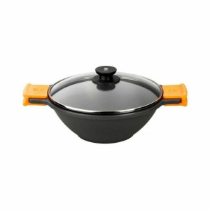 Patelnia BRA A272028 Aluminium PTFE Czarny/Pomarańczowy