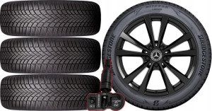 Koła Mercedes Glc C253 Bridgestone 235/60r18 Mo