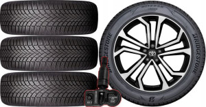 KOŁA TOYOTA RAV 4 IV Bridgestone 225/60R18 TPMS